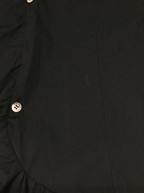 tricot COMME des GARCONS（トリココムデギャルソン）tricot COMME des GARCONS (トリココムデギャルソン) フリルシャツブラウス ブラック サイズ:Mの古着・服飾アイテム