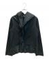 tricot COMME des GARCONS（トリココムデギャルソン）の古着「フリルシャツブラウス」｜ブラック