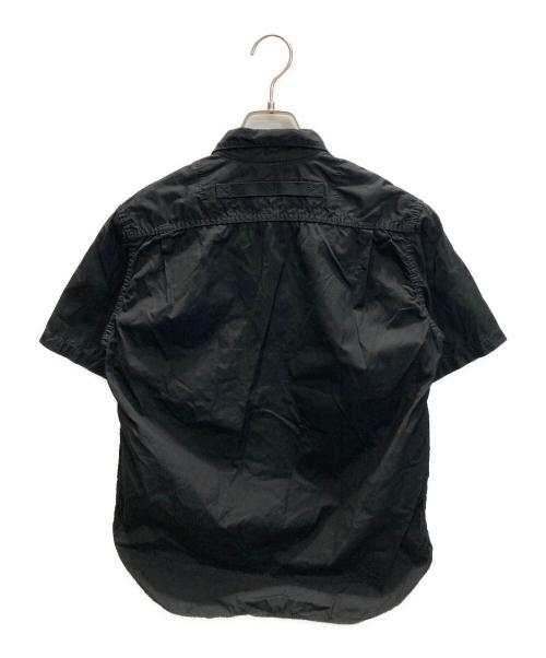COMME des GARCONS HOMME（コムデギャルソン オム）COMME des GARCONS HOMME (コムデギャルソン オム) 半袖フラップポケットシャツ ブラック サイズ:SIZE SSの古着・服飾アイテム
