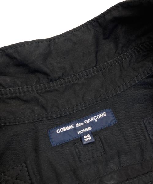 COMME des GARCONS HOMME（コムデギャルソン オム）COMME des GARCONS HOMME (コムデギャルソン オム) 半袖フラップポケットシャツ ブラック サイズ:SIZE SSの古着・服飾アイテム