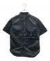 COMME des GARCONS HOMME（コムデギャルソン オム）の古着「半袖フラップポケットシャツ」｜ブラック