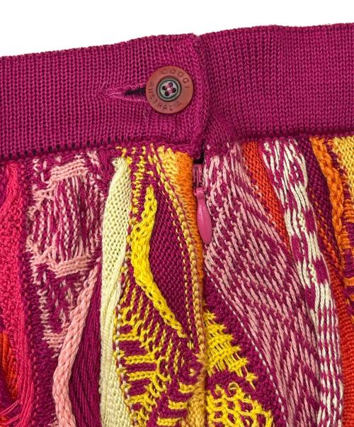 Coogi（クージー）Coogi (クージー) 3Dニットスカート マルチカラー サイズ:Sの古着・服飾アイテム