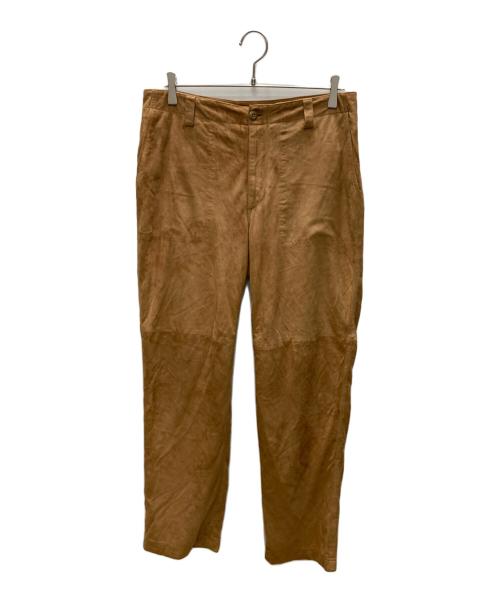 GAP（ギャップ）GAP (ギャップ) スエードレザーパンツ ブラウン サイズ:SIZE 8の古着・服飾アイテム