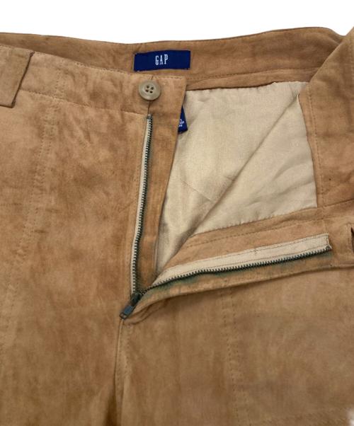 GAP（ギャップ）GAP (ギャップ) スエードレザーパンツ ブラウン サイズ:SIZE 8の古着・服飾アイテム