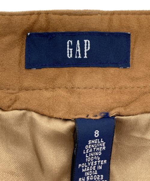 GAP（ギャップ）GAP (ギャップ) スエードレザーパンツ ブラウン サイズ:SIZE 8の古着・服飾アイテム
