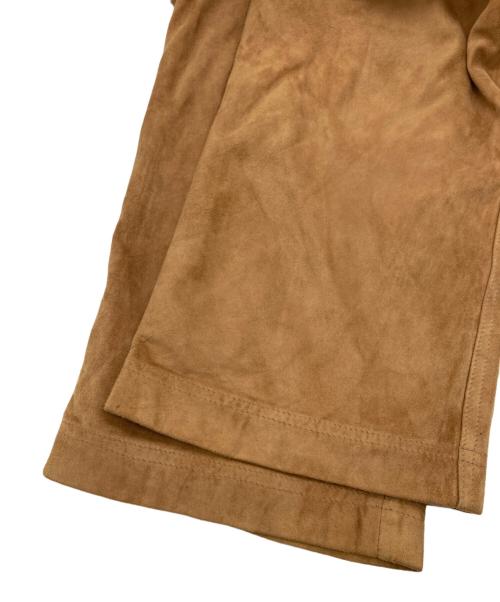GAP（ギャップ）GAP (ギャップ) スエードレザーパンツ ブラウン サイズ:SIZE 8の古着・服飾アイテム