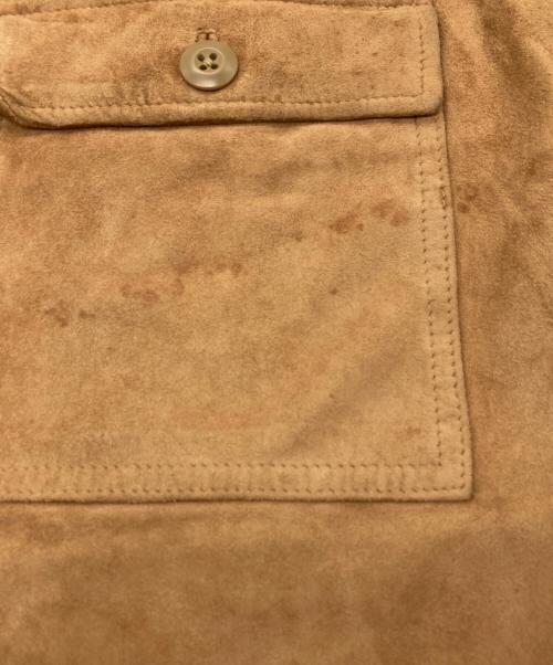 GAP（ギャップ）GAP (ギャップ) スエードレザーパンツ ブラウン サイズ:SIZE 8の古着・服飾アイテム