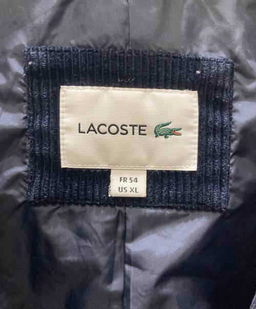 LACOSTE（ラコステ）LACOSTE (ラコステ) ストレッチコーデュロイブルゾン ネイビー サイズ:XLの古着・服飾アイテム