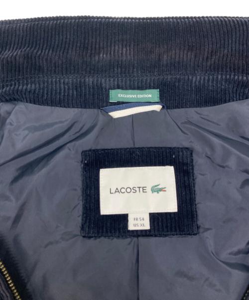 LACOSTE（ラコステ）LACOSTE (ラコステ) ストレッチコーデュロイブルゾン ネイビー サイズ:XLの古着・服飾アイテム