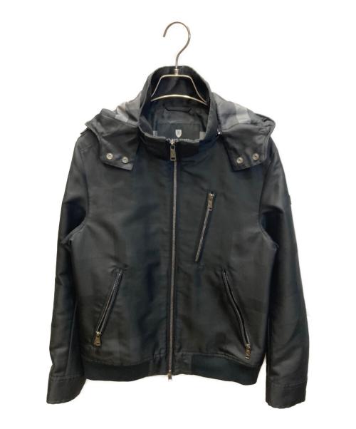 BLACK LABEL CRESTBRIDGE（ブラックレーベル クレストブリッジ）BLACK LABEL CRESTBRIDGE (ブラックレーベル クレストブリッジ) フーデッドジャケット ブラック サイズ:SIZE Mの古着・服飾アイテム