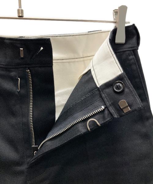 Maison Margiela（メゾンマルジェラ）Maison Margiela (メゾンマルジェラ) CHINO TROUSERS チノトラウザー ブラック サイズ:SIZE 42の古着・服飾アイテム