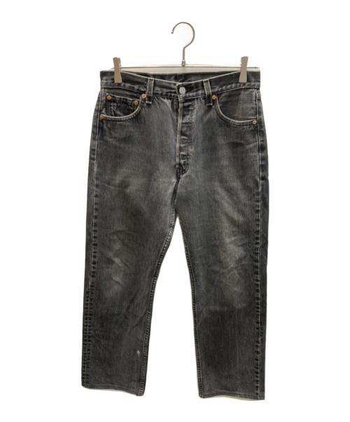 LEVI'S（リーバイス）LEVI'S (リーバイス) 501 後染めブラック ボタンフライ デニムパンツ ブラック サイズ:SIZE W30×L30の古着・服飾アイテム