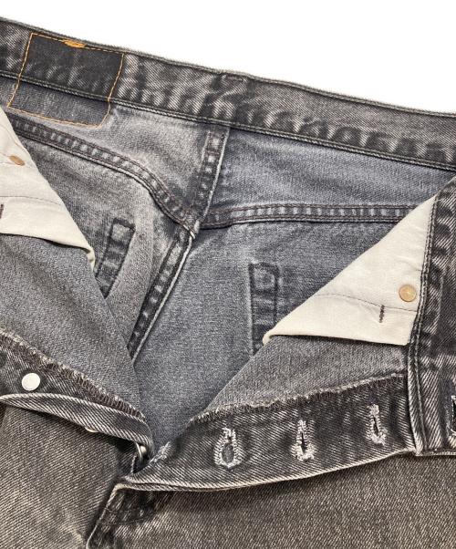 LEVI'S（リーバイス）LEVI'S (リーバイス) 501 後染めブラック ボタンフライ デニムパンツ ブラック サイズ:SIZE W30×L30の古着・服飾アイテム