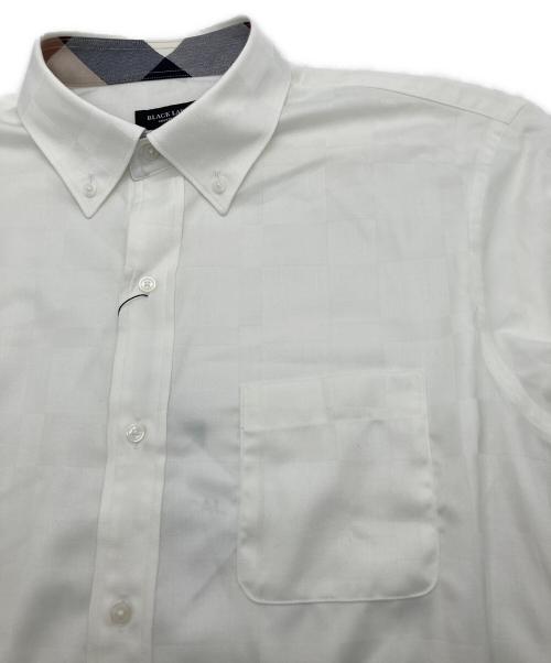 BLACK LABEL CRESTBRIDGE（ブラックレーベル クレストブリッジ）BLACK LABEL CRESTBRIDGE (ブラックレーベル クレストブリッジ) ハーフスケールシャドークレストブリッジチェックボタンダウンシャツ ホワイト サイズ:SIZE L 未使用品の古着・服飾アイテム