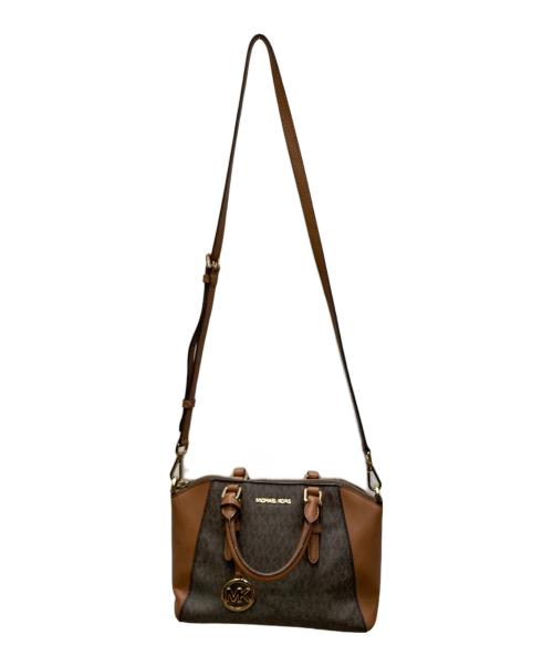 MICHAEL KORS（マイケルコース）MICHAEL KORS (マイケルコース) シアラ ショルダーバッグ ブラウン サイズ:下記参照の古着・服飾アイテム