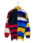 POLO RALPH LAUREN (ポロ・ラルフローレン) パッチワークボーダーポロシャツ マルチカラー サイズ:SIZE XS 未使用品：9000円