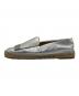 sergio rossi (セルジオロッシ) メタルプレート エスパドリーユ シルバー サイズ:SIZE 36：15000円