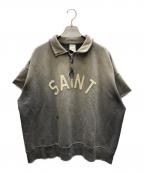 SAINT Mxxxxxxセントマイケル）の古着「SS HALF ZIP SWEAT」｜グレー