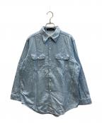 MADISON BLUEマディソンブルー）の古着「HAMPTON CHAMBRAY SHIRT」｜インディゴ