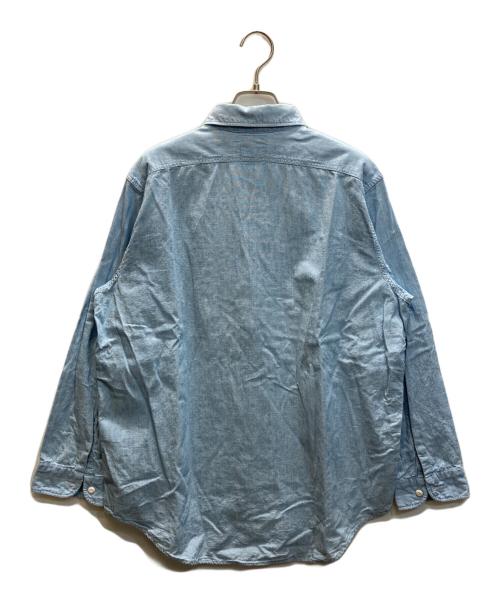 MADISON BLUE（マディソンブルー）MADISON BLUE (マディソンブルー) HAMPTON CHAMBRAY SHIRT インディゴ サイズ:SIZE 01の古着・服飾アイテム