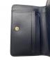 中古・古着 ANYA HINDMARCH (アニヤ・ハインドマーチ) 2つ折り財布 ネイビー サイズ:下記参照：8000円
