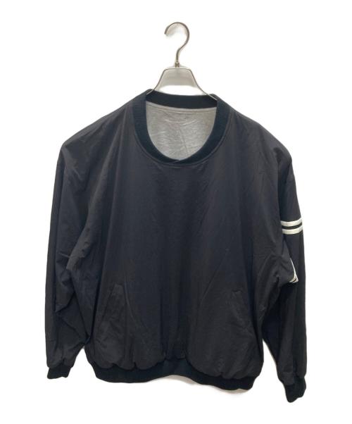 Maison Kinema（メゾン キネマ）MAISON KINEMA (メゾン キネマ) Nylon pull over ブラック サイズ:size　Lの古着・服飾アイテム