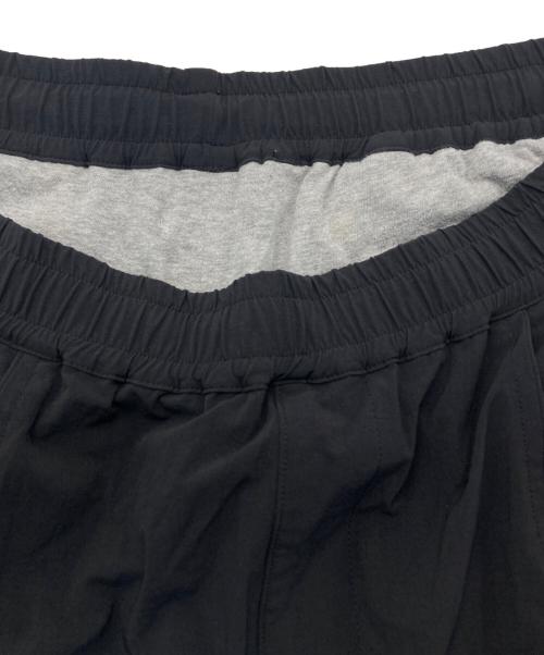 Maison Kinema（メゾン キネマ）Maison Kinema (メゾン キネマ) Nylon easy pants ブラック サイズ:Lの古着・服飾アイテム