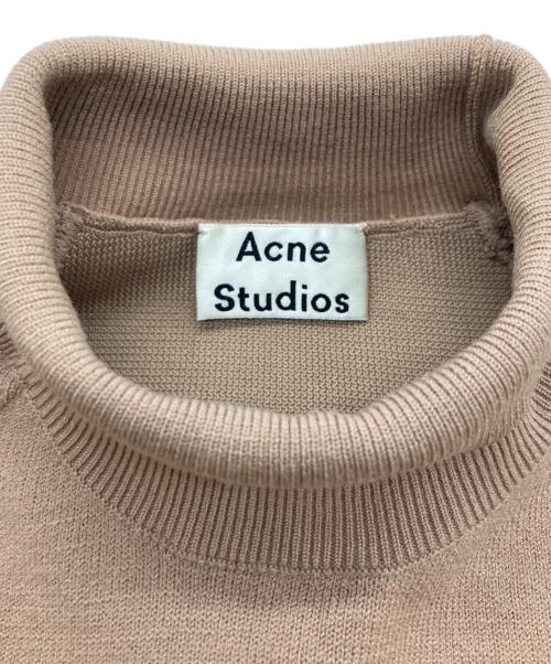 Acne studios（アクネ ストゥディオズ）ACNE STUDIOS (アクネ ストゥディオズ) ウール混 ドルマンスリーブ タートルネックニットプルオーバー ベージュ サイズ:XSの古着・服飾アイテム