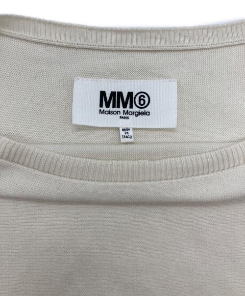 MM6 Maison Margiela（エムエムシックスメゾンマルジェラ）MM6 Maison Margiela (エムエムシックスメゾンマルジェラ) サイドボタンニットベスト ホワイト サイズ:Sの古着・服飾アイテム