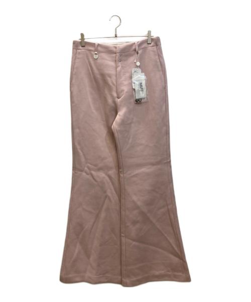 MM6 Maison Margiela（エムエムシックスメゾンマルジェラ）MM6 Maison Margiela (エムエムシックスメゾンマルジェラ) ウールワイドフレアパンツ ピンク サイズ:SIZE 46 未使用品の古着・服飾アイテム