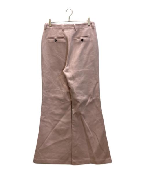 MM6 Maison Margiela（エムエムシックスメゾンマルジェラ）MM6 Maison Margiela (エムエムシックスメゾンマルジェラ) ウールワイドフレアパンツ ピンク サイズ:SIZE 46 未使用品の古着・服飾アイテム