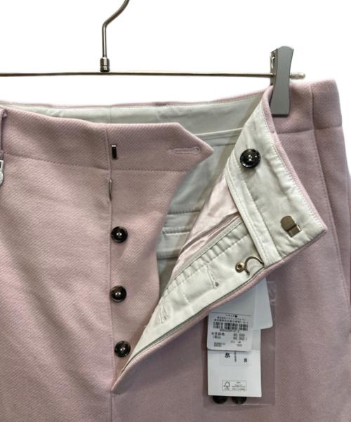 MM6 Maison Margiela（エムエムシックスメゾンマルジェラ）MM6 Maison Margiela (エムエムシックスメゾンマルジェラ) ウールワイドフレアパンツ ピンク サイズ:SIZE 46 未使用品の古着・服飾アイテム