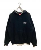 SUPREMEシュプリーム）の古着「2-Tone Hooded Sweater」｜ブラック