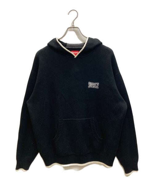 SUPREME（シュプリーム）Supreme (シュプリーム) 2-Tone Hooded Sweater ブラック サイズ:SIZE Mの古着・服飾アイテム