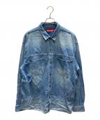 SUPREMEシュプリーム）の古着「Worn Snap Painter Shirt 