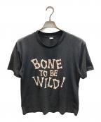 古着フルギ）の古着「BONE TO BE WILD Tシャツ」｜ブラック