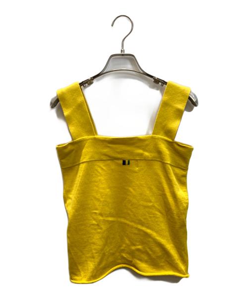 extreme cashmere（エクストリーム カシミア）extreme cashmere (エクストリーム カシミア) Cara Cotton Cashmere Camisole Top イエロー サイズ:以下参照の古着・服飾アイテム