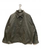 THE RERACSザ リラクス）の古着「BALLOON CARDIGAN SHIRT」｜カーキ