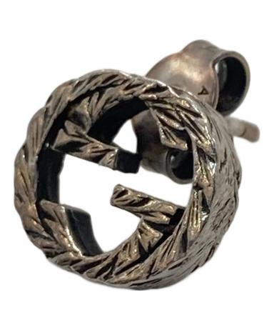 中古・古着通販】GUCCI (グッチ) GGインターロッキング 片耳ピアス