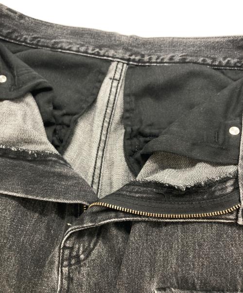 MAISON SPECIAL（メゾンスペシャル）MAISON SPECIAL (メゾンスペシャル) Low Waist Cargo Denim Pants ローウエストカーゴデニム ブラック サイズ:SIZE 36の古着・服飾アイテム