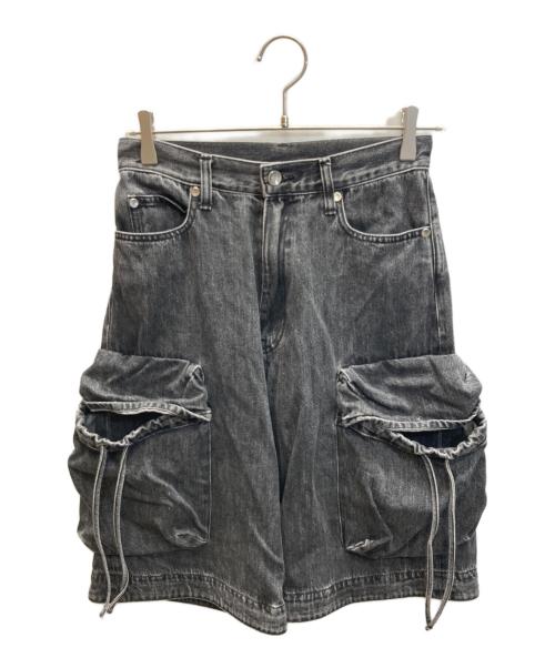 MAISON SPECIAL（メゾンスペシャル）MAISON SPECIAL (メゾンスペシャル) Low Waist Cargo Denim Pants ローウエストカーゴデニム ブラック サイズ:SIZE 36の古着・服飾アイテム