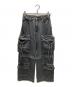 MAISON SPECIAL（メゾンスペシャル）の古着「Low Waist Cargo Denim Pants ローウエストカーゴデニム」｜ブラック