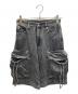 中古・古着 MAISON SPECIAL (メゾンスペシャル) Low Waist Cargo Denim Pants ローウエストカーゴデニム ブラック サイズ:SIZE 36：8000円
