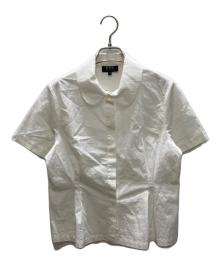 A.P.C.（アーペーセー）の古着「BLOUSE JULIENNE JPS 丸襟半袖シャツ」｜ホワイト