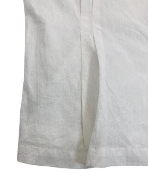 A.P.C.（アーペーセー）A.P.C. (アーペーセー) BLOUSE JULIENNE JPS 丸襟半袖シャツ ホワイト サイズ:SIZE 36の古着・服飾アイテム