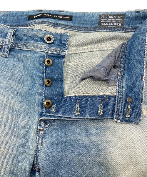 DIESEL（ディーゼル）DIESEL (ディーゼル) SLEENKER デニムパンツ インディゴ サイズ:30/30の古着・服飾アイテム