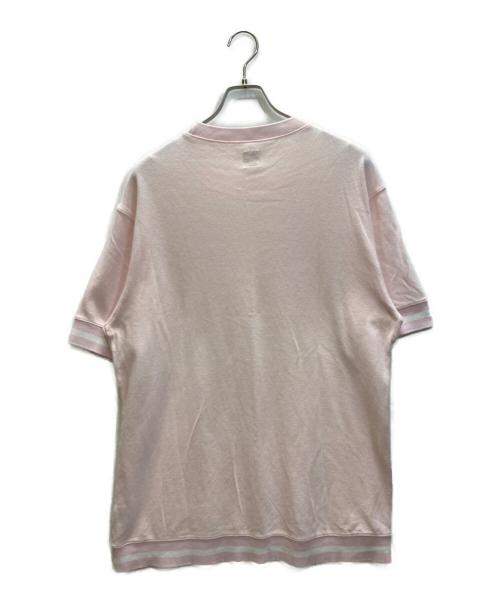 stussy（ステューシー）stussy (ステューシー) 刺繍ロゴカットソー ピンク サイズ:Lの古着・服飾アイテム