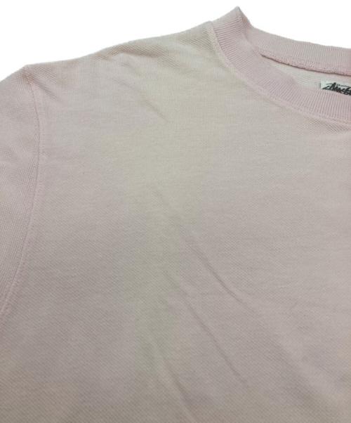 stussy（ステューシー）stussy (ステューシー) 刺繍ロゴカットソー ピンク サイズ:Lの古着・服飾アイテム