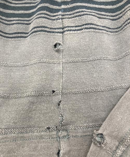 stussy（ステューシー）stussy (ステューシー) マルチボーダーカットソー ブラウン×ブラック サイズ:SIZE Mの古着・服飾アイテム