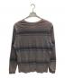 stussy (ステューシー) マルチボーダーカットソー ブラウン×ブラック サイズ:SIZE M：5000円